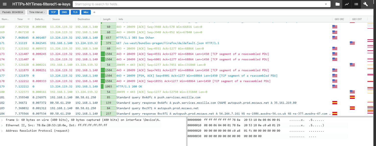 Packet List Right Click Actions