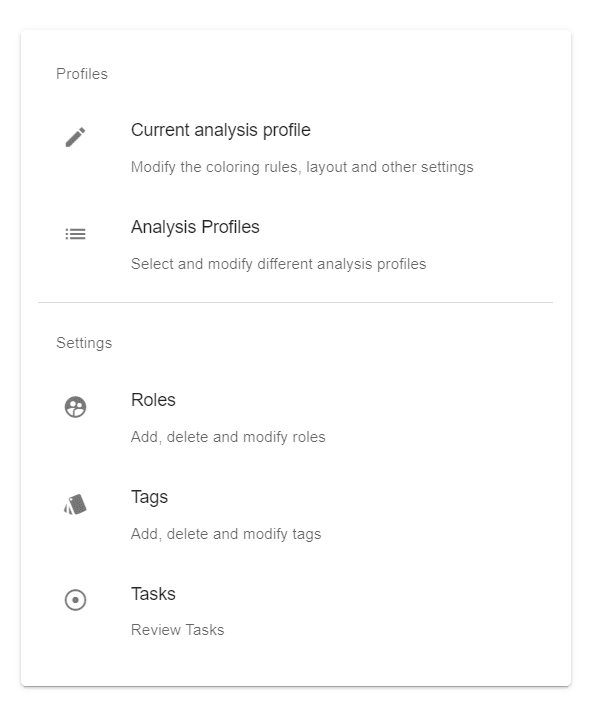 Settings Overview