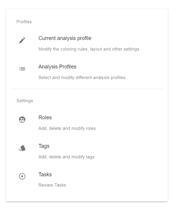 Settings Overview