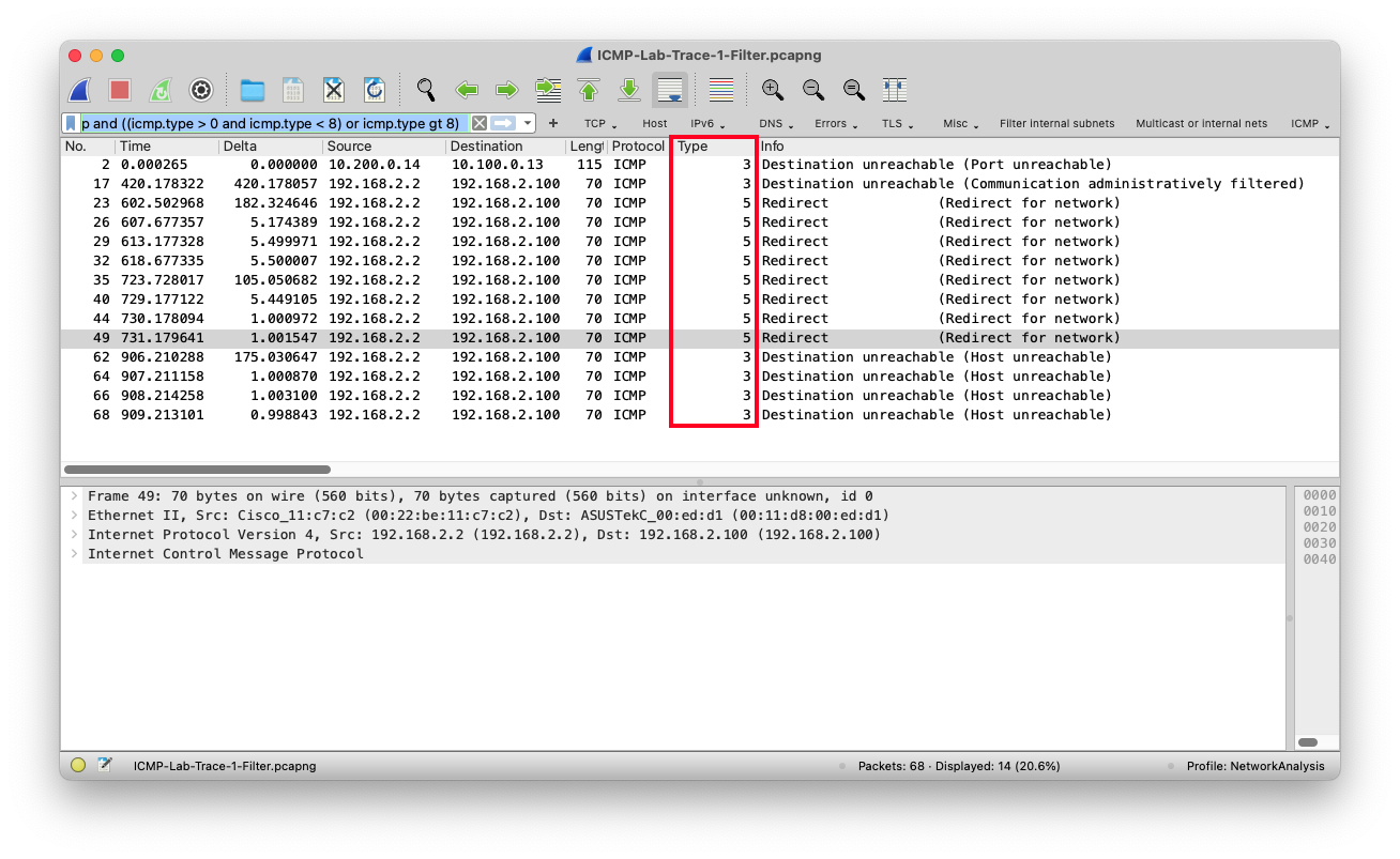 Column change occurrence